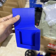 網球專用手機支架 網球網掛式錄影架 橫豎屏切換 練球動作錄製校正, 加強藍色, 1個