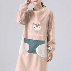 블랙폰드 방수 가운 원피스 형 작업복 미술 용 화방 우의 우비 1000011EA pon+702eQ