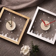 무케렌시아 무케 바나나공방_창안에 크리스마스 무소음 벽시계 산타 164355, 무케렌시아 무케 바나나공방_창안에 크리스마스 무소음 벽