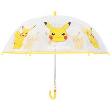 포켓몬스터 아동용 피카츄 돔형 자동 우산 살길이 53cm