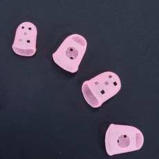 손가락골무 사무실 작업용 실리콘 골무 중형핑크 1개79m2+5RCZ