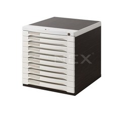 우드맥스 플러스10단서류함(월넛/301*368*338mm)