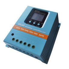 MPPT 태양 전하 컨트롤러 12V 24V 36V 48V LCD 디스플레이 태양 전지판 배터리 지능형 태양 조절기 60a, 60a, 그림처럼