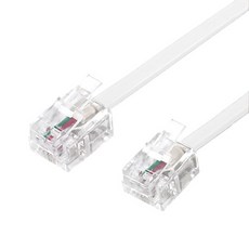 TCC_01 전화기 케이블 6P2C 1.5M, TCC_WH 전화기코드선(화이트)