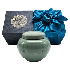 청밀당 도자기 꿀 1.2kg 고급 명품 케이스 국내산 선물세트, 1개