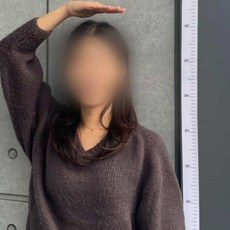 퍼스트샵 스티커 키재기 화이트 키재기자