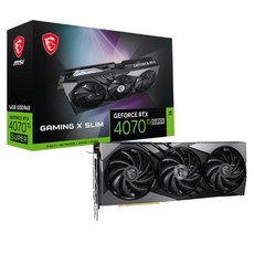 msi 微星 GeForce RTX 4070 TI SUPER GAMING X SLIM 16GB, 單一商品