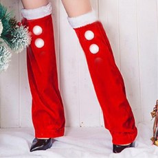 여성용 산타 방울 발토시 소품용 파티룩코디 홈파티 산타코스프레 크리스마스룩 의상, 상세페이지참조