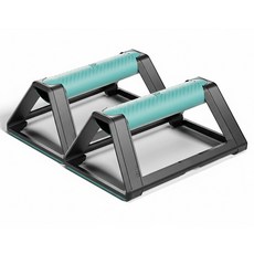 루틴온 손목보호 팔힘강화 푸쉬업바, 블랙 민트