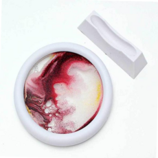 화이트 아트 모래 오브제 액자 핑크 그림 59000EA 1EA, 본상품