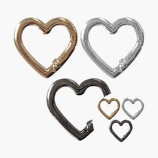 하트 키 오링 25mm 가방장식 메탈키링