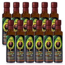 [12병] 리투알 아보카도 오일 100% 엑스트라버진 신선인증 아보카도유 아보카도기름, 12개, 250ml