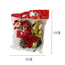 聖誕節 彩球 鈴鐺 吊飾 掛件 聖誕樹 裝飾, 1個, 中號多多包