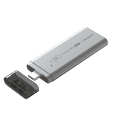 POLYBATT 便攜式外接固態硬碟 高速讀寫1000MB/s, 銀色(塑膠蓋）,單入, 512GB