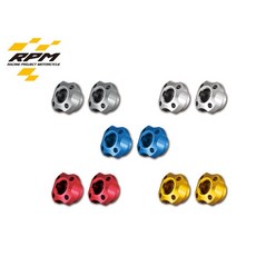 RPM 四孔造型 車牌螺絲 車牌裝飾螺絲 適用 RS 超5 奔騰G5 GP 雷霆 GR GT BWS 勁戰, 1個, 灰色