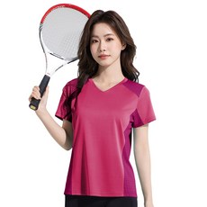 綾羅綢緞 V領多孔隙調節衣 台灣製排汗衣 吸濕排汗 運動上衣 女上衣 短袖【R5502】