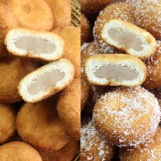 경주당제과 수제 생도너츠(설탕가루) 500g+수제 생도너츠(무설탕가루) 500g, 1세트, 1kg