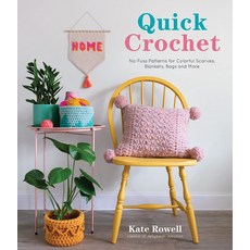 Quick Crochet:No-Fuss Patterns for Colorful Scarves Blankets Bags and More, Quick Crochet, Kate Rowell(저), Page Street Publishing