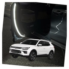 코란도 면발광 도어라이트 경고 LED 내구성 웰컴등, 모듈만 추가(부속품X)/도어라이트모듈(1개)