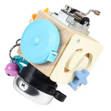 【바쁜 블록】 어린이 퍼즐 조기 교육 장난감 사고 계몽 키 잠금 해제 몬테소리 도구, 03 Mic style