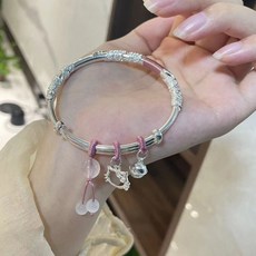 鴻利首飾廠 足繁花似錦 少女鈴鐺 Hello Kitty 手鐲