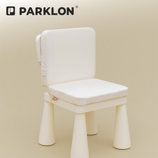 파크론 베어베베 논슬립 2단 키높이방석 35x70x4cm, 크림아이보리