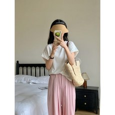 顯瘦遮手臂小飛袖基本款, 白,F, 1個