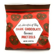 트레이더조 핸드풀 오브 타이니 다크 초콜릿 코팅 프레즐 프레첼 71g 6개
