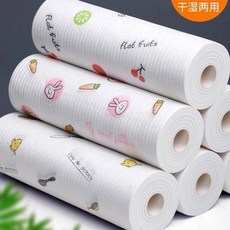 懶人抹布 廚房紙巾 印花 廚房無紡布 乾濕兩用 一次性抹布, 1個