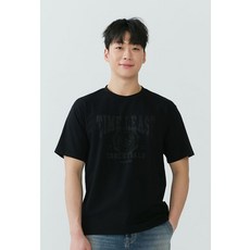 잠뱅이 26SS 유니 분또 빈티지 프린트 세미오버핏 반팔 티셔츠 AQ2WTS442-BK 782613