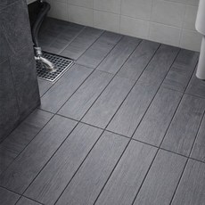 홍캐노피 맞춤재단서비스 데크타일 베란다바닥재 바닥재 욕실바닥재, 1개, 그레이