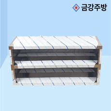 [금강주방] 국내생산 업소용 벽선반 1단 2단 600~1800 벽찬장 식기선반 스텐 수납장