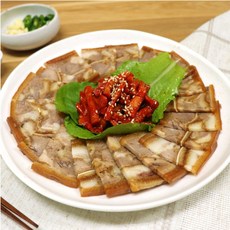 국내산 냉장 돼지머릿고기 충동적인 양념편육, 1개, 500g