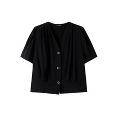 보니스팍스 데일리 베이직 반팔 블라우스 XQ2BA032L0