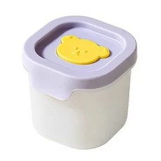 嬰兒副食品分裝盒 8個一套裝矽膠輔食盒 加厚食品密封保鮮盒 迷你食品級寶寶冷凍盒, 多色, 1個, 50ml