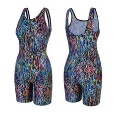 티막 트레인슈트 3부 여성 실내수영복 UKT1036BK 2850287