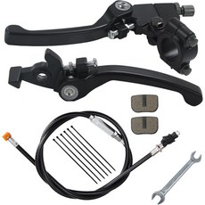 아폴로 RFZ 타오타오 SSR 110 125 Thumpstar 50cc 150cc 78 핸들 바 엑스모토 피트 더트 바이크와 호환되는 스타일마피아 접이식 클러치 브레이크 레버, Black