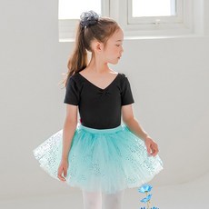 ATB-1003-검정 반팔 레오타드 아떼르발레