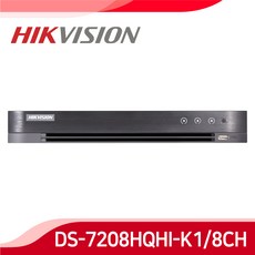 하이크비전 DS-7208HQHI-K1 4MP 4백만화소 8채널 올인원 DVR CCTV 녹화기, 6TB, 1개