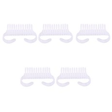 네일랩 네일 더스트 브러쉬 c형, 5개, 투명