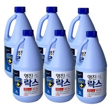 영진약품 영진락스-순하지만 강한살균력, 6개, 2L