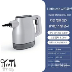 스팀청소기 살균기 가정용 주방 핸디형 청소 걸레 물걸레 스팀분사기 스팀기 기름때, b. 그레이 물탱크 400mL 3.0bar 과열보호
