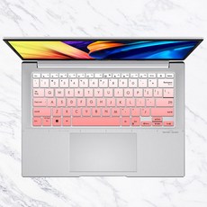 LED전구 노트북 키보드 커버 보호대 ASUS Vivobook 14 X1404 VA ZA X1404VA X1404ZA X1403ZA X1403 X1405ZA X1405VA X 14, [04] fadepink, 1개