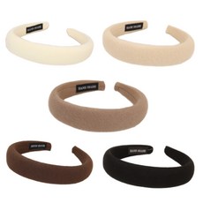 [DND] [별별창고]G 헤어밴드 머리띠 와이드 웨딩 여자, GS볼륨머리띠딥브라운