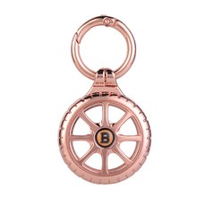 ArTags防丟器保護套tag項圈配件鑰匙扣防颳適用蘋果防丟器金屬殻, 玫瑰金色, 1個