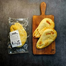 [선인] 화덕에 구워 더 맛있는 인도 플레인 난, 160g, 3개