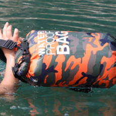 방수 가방 다용도 비치 물놀이 수영 가방 워터 해변 카모플라쥬 아웃도어 밀리터리 패들보드 여행 레저, 블루