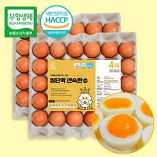 계란의정원 킹단백 고소하고 촉촉한 대란 반숙란, 60구, 1개