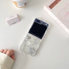 갤럭시 Z 플립 시리즈 소프트 폴딩 케이스 손목 스트랩 가능 유연한 보호 커버