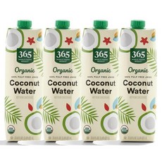 365 홀푸드마켓 코코넛 워터 1L, 4개